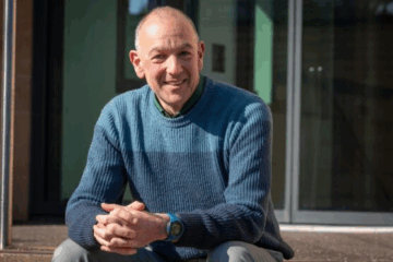 Picture of Martin Cockcroft, sat on a step