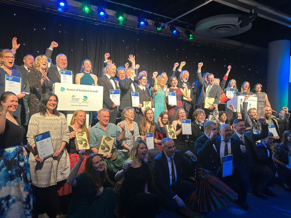 St Andrews staff and students celebrate Nature of Scotland Awards success.